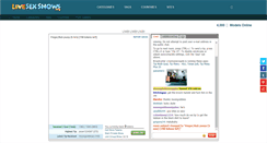 Desktop Screenshot of livesexshows.org